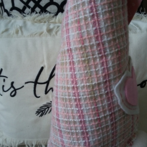 NEW! EXTRA LARGE 19" Shabby HEART GNOME Tweed HAT - Picture 3 of 4